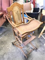 Vintage children’s high chair excellent