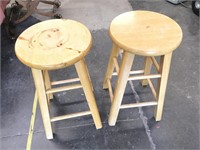 Two wood stool 20 inches high