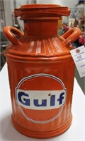 VINTAGE "GULF" 5 GALLON OIL CAN