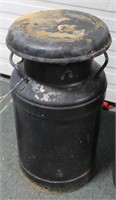 3 GALLON PAINTED MILK CAN - WITH LID