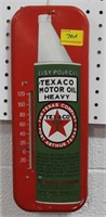 REPRODUCTION TEXACO MOTOR OIL THERMOMETER