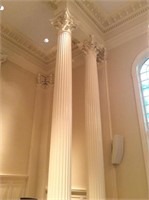 CHURCH ARCHITECT COLUMNS/ CARVED DESIGN