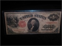 1917 Red Seal One Dollar Note