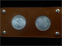 Set of (2) Nicer Morgan Silver Dollars