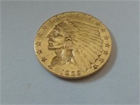 1929 $2.50 Indian Head Gold Coin