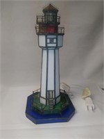 Lovely Lighted Stained Glass Lamp