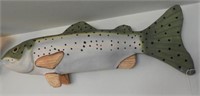 Hand made paper Mache style 38” Brook trout