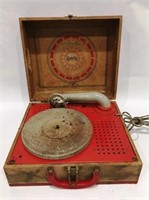 ELECTRIC PHONOGRAPH IN CASE
