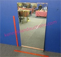 unframed wall mirror (24in x 48in)