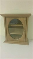 Wooden Wall Or Table Top Display Cabinet 12" X