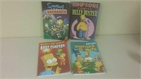 4 Collectible Bart Simpson Books