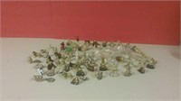 Large Lot Of Wade Tea Ornaments & 2 Glass Pin