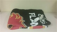 Calgary Flames Electric Blanket Throw Size