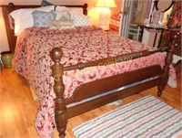 Queen Size Oak Bed