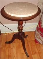 Marble Top Round Occasional Table