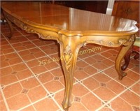 Blond Oak Ornate Italian table