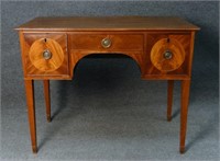 MAHOGANY INLAID HEPPLEWHITE LOWBOY / SERVER