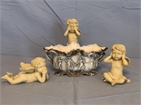 Angel Collectibles & Bowl