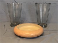 Scioto Bowl & Glass Vases