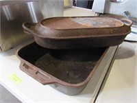 Two Used Cast Iron Cookware