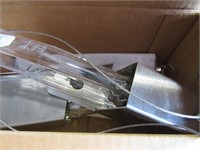 One New Approx. Eight Plastic Tongs, S.S. Holders,