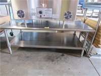 One Used Eagle S.S. Equipment Stand, 30" x 60" x