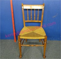 tell city maple chair - caned