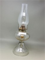 clear glass oil lamp small