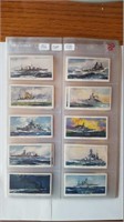 Tobacco Cards Rare 50 Card War ship Set 1939