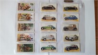 Tobacco Cards Rare Lot of Cars and Cycling 1936