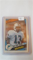 1984 Topps Dan Marino Rookie Card