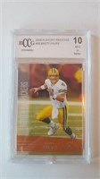 BCCG 2006 Playoff Prestige Brett Favre Graded 10