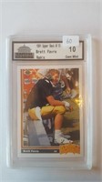 Capitol Grading Graded 10 Brett Favre Rookie Card