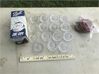 Ball Zinc Caps Box, Glass Lids, & Rubber Gaskets