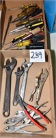 Adjustable Wrenches, Pliers, Screwdrivers