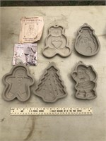 Pampered Chef Clay Cookie Molds