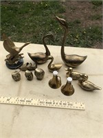 Brass Items - Ducks, Geese, Salt & Pepper Shakers