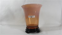 Fenton 9 1/2" Cameo flip vase on base