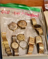 Old Watches - Some Gold Filled - As Is