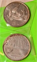 Troy Ounce Silver Coins (2)