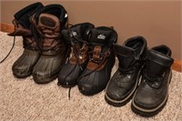 Men's Wnter Boots - 3 pair