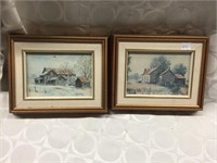 PAIR KEIRSTEAD PICTURES 7X9"