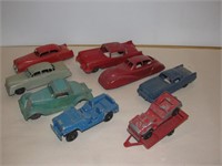 Hubley and Tootsie Toy Car Lot