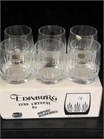 EDINBURG FINE CRYSTAL GLASSES