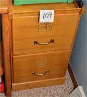 Wooden File Cabinet 28" tall