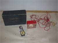 Harpers Pocket radio and snow white watch