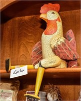 Large 21" Rooster - Lots of Character