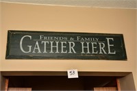 Wooden Sign - Really Nice - about 37" l
