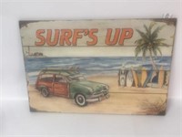 "Surfs Up" Sign - 16" x 24"