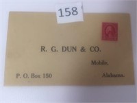 R G Dun & Co, Mobile, AL Unused Self Envelope